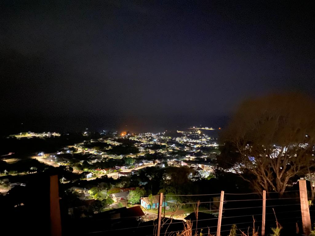 Guarujá do Sul à noite