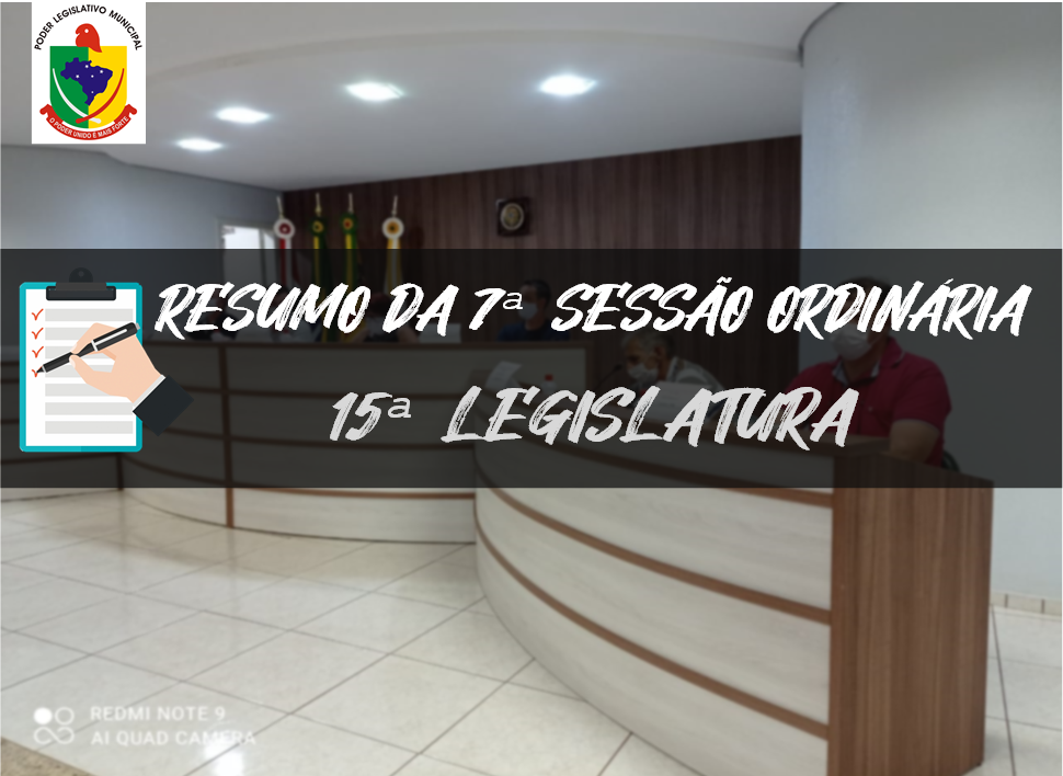 Extrato da Sessão Legislativa.