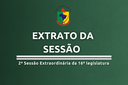 EXTRATO DA SESSÃO